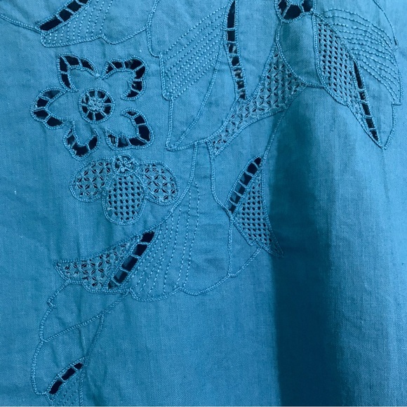 VINTAGE linen top - Picture 3 of 5